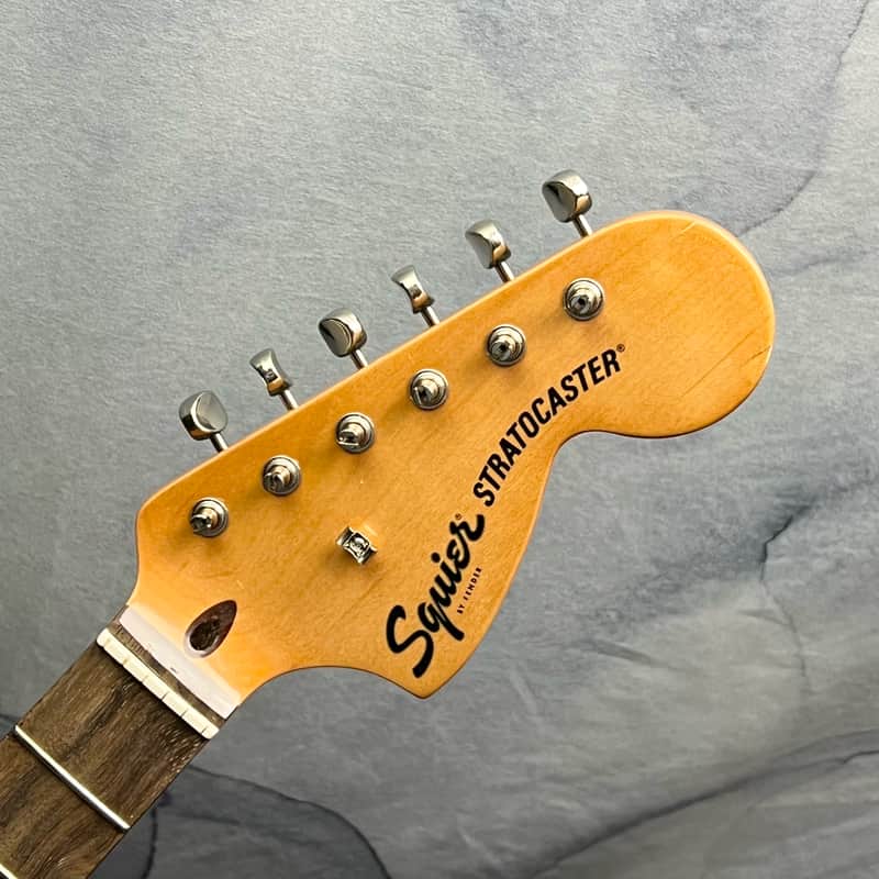 Squier Classic Vibe 70s Loaded Stratocaster Neck Vintage Tint with CBS Style Headstock image 1