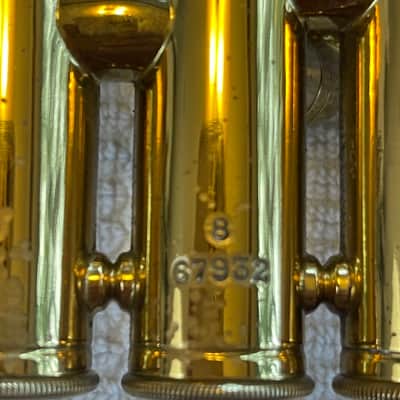 Selmer Paris Trumpet B700 1977 - Rose Brass, yellow Brass, nickel silver image 12