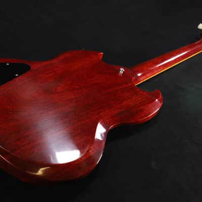 Gibson Custom 1961 Les Paul SG Standard Reissue Electric Guitar with Bigsby - Cherry Red, VOS 701 image 7