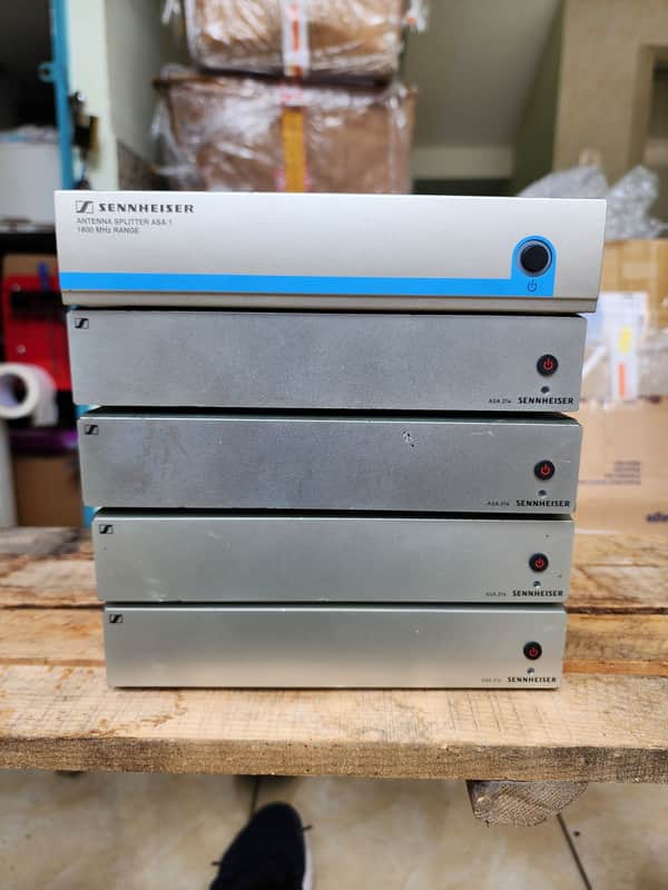 Sennheiser ASA214-ASA 1 active antenna spliter lot of 5 image 1
