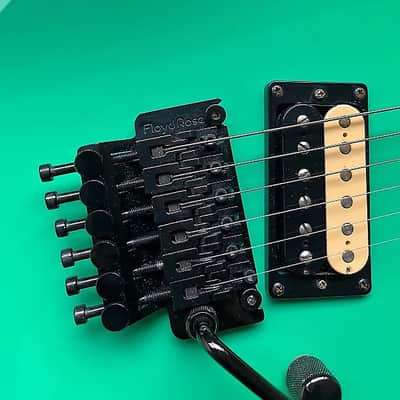 Kramer LK-1BF 1986 Seafoam Green (ESP Made) Killswitch Modified Japan Exclusive Design image 8