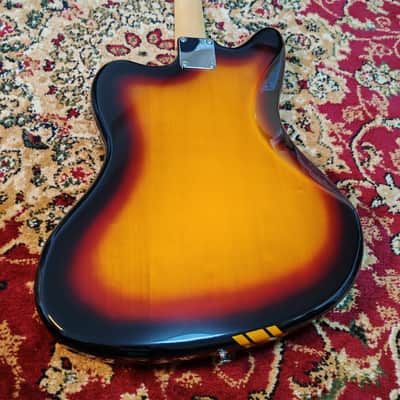 *NEW IN BOX* 2025 Fender Japan Limited Edition Traditional Collection, 60's Jaguar Competition 3-Color Sunburst / Aged Natural, MIJ JD25 image 16