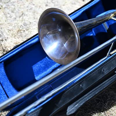 BAC Plaza Custom Trombone - Custom Engraving and Antique Lacquer image 11