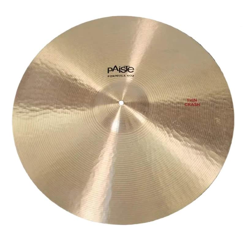 Used Paiste Formula 602 Thin Crash Cymbal 22" 2475 grams - Very Good image 1