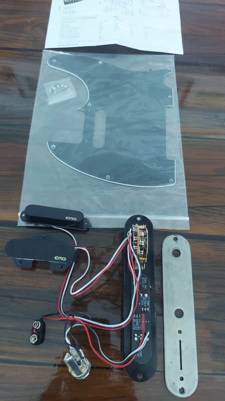 EMG T/SYSTEM-B Active Tele Pickup System with Controls 2010s - Black image 1