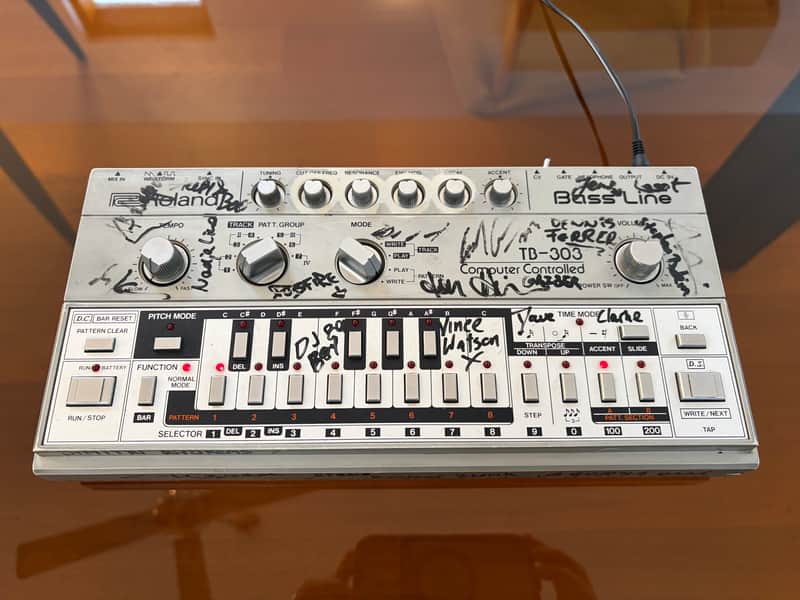 Roland TB-303 Bassline Synthesizer Module 1981 - 1984 - Silver image 1