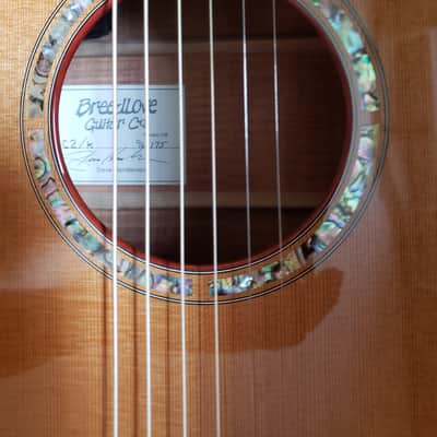 Breedlove C2/k | 1996 Serial No. 96-175 | 100 Cedar & Flamed Koa | Signed Steve Henderson image 21