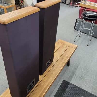 DCM Time Frame TF250 2-Way Floor Speakers 1980s - Black/Natural image 6