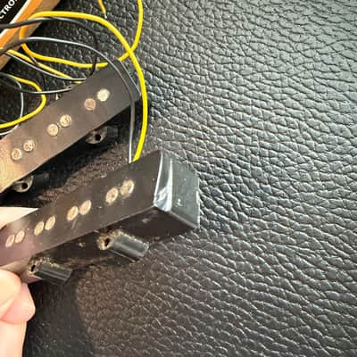 Fender Jazz Bass pickups MIM 2000s - Black image 2