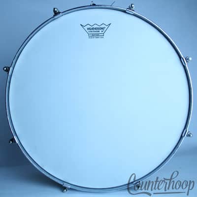Slingerland 14x7"Snare Drum Natural Maple Student 8Lug Chicago USA 60s COB Brass image 6