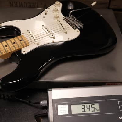 Fender 1973 Stratocaster Black Refin OHSC image 7