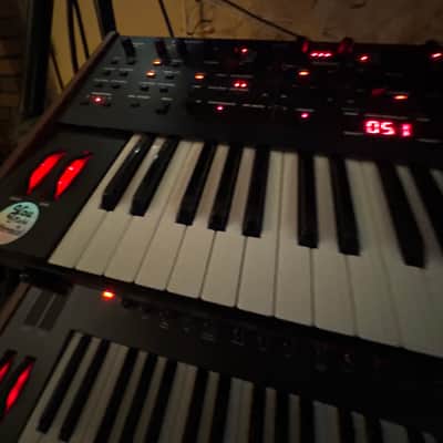 Sequential OB-6 49-Key 6-Voice Polyphonic Synthesizer 2018 - Present - Black with Wood Sides image 3