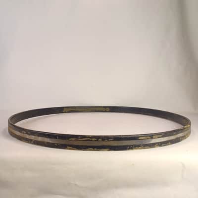 Slingerland 30"COW Bass Drum Hoop Rim 70s US Chrome-Wood Marching Concert Parade image 2