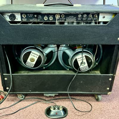 Fender 1975 Twin Reverb Silverface 2x12 Guitar Combo Serviced Nirvana Cobain image 9