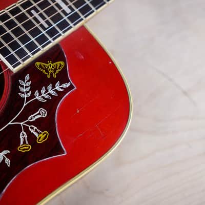 Morris WH-20 MIJ 1978 Cherry Sunburst Vintage Made in Japan MIJ w/ Bag image 14