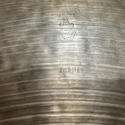 Zildjian K Istanbul New Stamp 22" Medium Ride 1967-1977 image 4