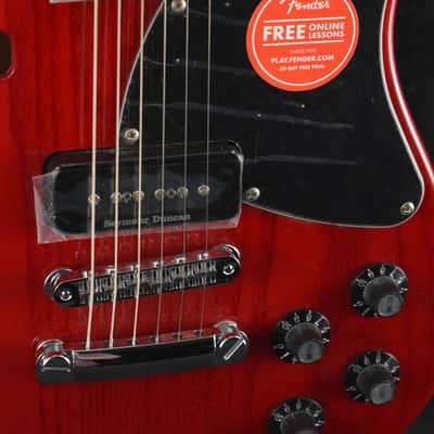 Fender Jim Adkins JA-90 Telecaster Thinline Crimson Red Transparent image 3