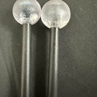VINTAGE Promark 7/8" Phenolic Lexan Mallets, 15" Flexible Shafts-VERY GOOD #1 image 3