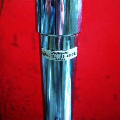 Vintage 1950's Lafayette 99-4522 crystal harp microphone High Z harp mic w accessories Calrad Aiwa Olson Shield prop display repair image 4
