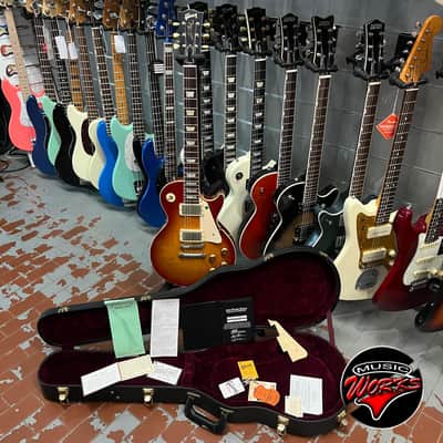 Immagine Gibson   Custom Shop Les Paul R8 1958 Tom Murphy Aged 2008 Cherry Sunburst - 3