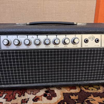 Vintage 1981 ProAmp Ltd 60w 6L6 Valve Guitar Amplifier Head w Pedal Manual 1980s image 5