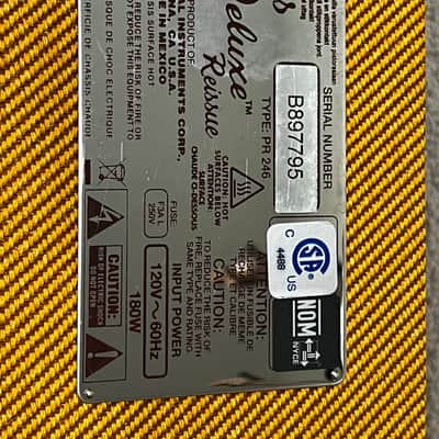 Fender Blues Deluxe reissue 2022ish - Tweed image 4
