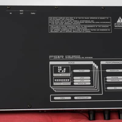 Yamaha FS1R FM & Formant Tone Generator – Collector's example: Pristine Screen, New Battery & Factory Reset, Original Manual and Software image 4