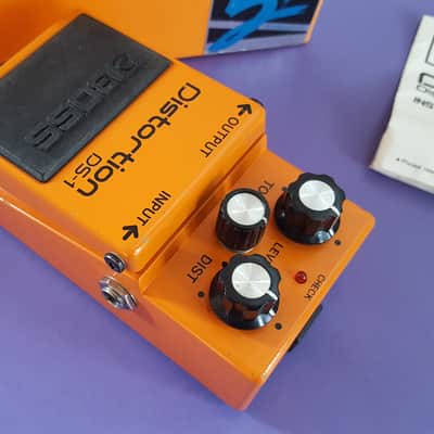Boss DS-1 Distortion (Black Label) Vintage 1989 - Orange image 6