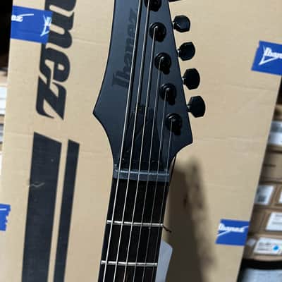 Ibanez RGRTB621 Iron Label Electric Guitar - Black Flat image 4