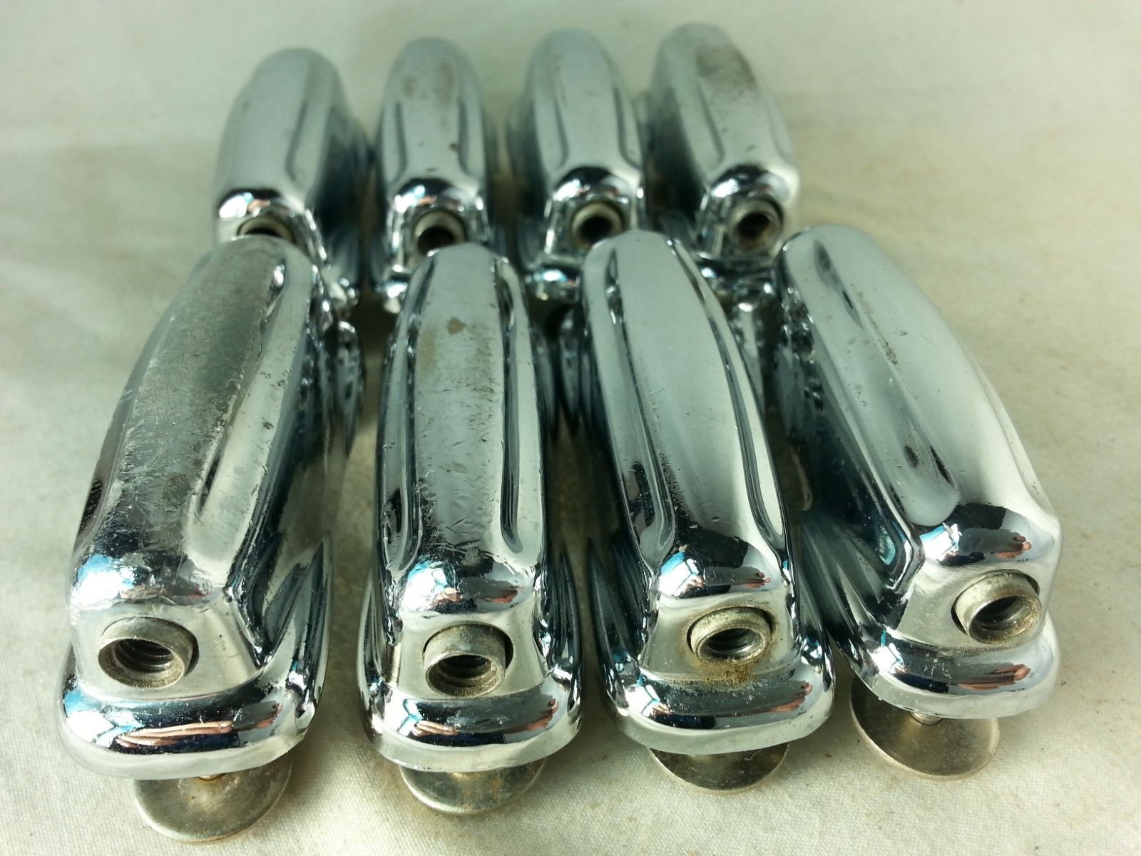 Slingerland 8x Sound King Snare Drum Lugs Chrome Nickel-Screws Radio King 50s* - Excellent — main photograph