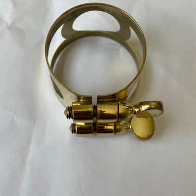 Vintage Selmer Paris Tenor Saxophone Ligature and Cap Set - Listing #2 image 3