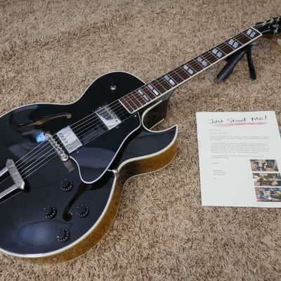 Video! 2001 "Just Shoot Me" Gibson ES-175 Black Top Sunburst Back/Sides | Burnt on TV image 3