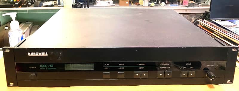 Kurzweil 1000hx Rackmount Digital Expander Sound Module 1988 - 1992 - Black image 1