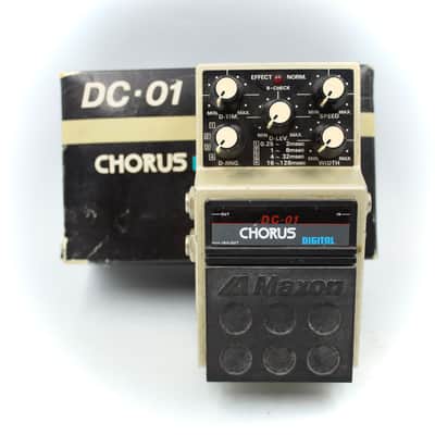 Maxon DC-01 Digital Chorus With Original Box Made in Japan Vintage Guitar Effect Pedal 125752 image 2