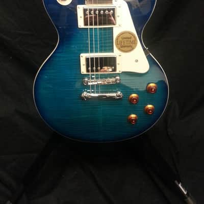 Epiphone Les Paul Standard  Trans Blue Flame image 3