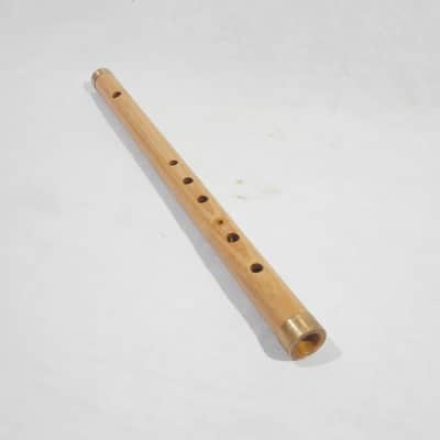 Handmade 6-Hole Wooden Transverse Flute in C – Apricot Wood, Renaissance-Style Folk Flute image 8