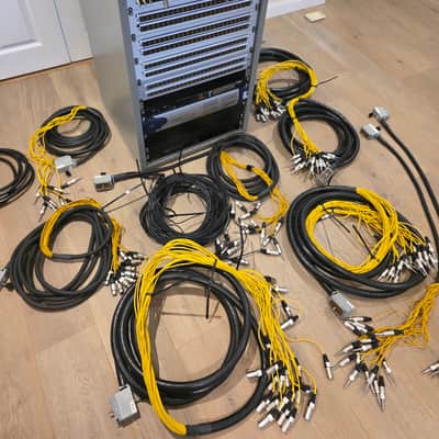 5x Canford M&M Broadcast-spec 2U Bantam Patchbays 2x24, Canford/VanDamme looms image 9