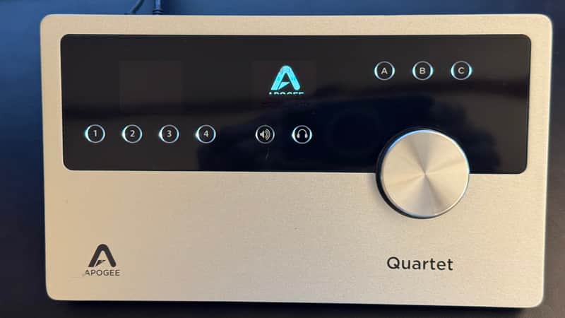 Apogee Quartet USB Audio Interface 2010s - Silver image 1