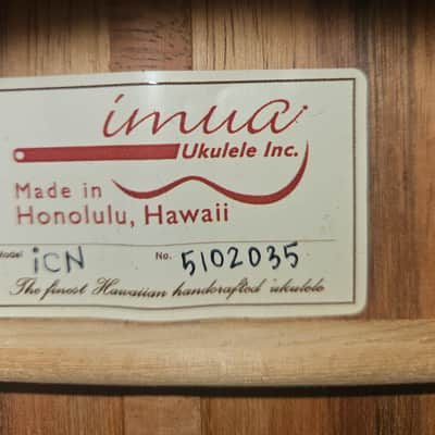 IMUA iCN Koa Concert Ukulele – Made in Honolulu, Hawaii – Excellent w/Case & Tuner image 4