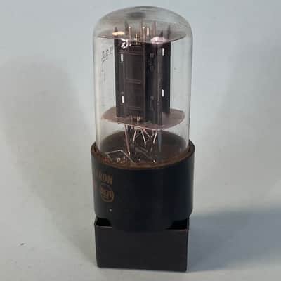 1960s RCA 6SN7GTB Vintage Black Plate Clear Top Preamp Tube! T269 image 2
