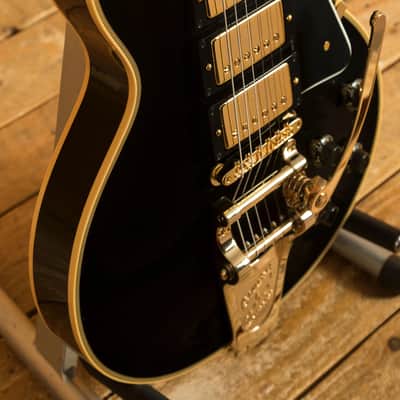 Gibson Custom 1957 Les Paul Custom Reissue 3-Pickup Bigsby | Ebony - VOS image 6