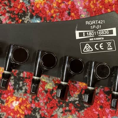 Ibanez RGRT421 2018 - Weathered Black, Fair, SKU: 1189G image 6