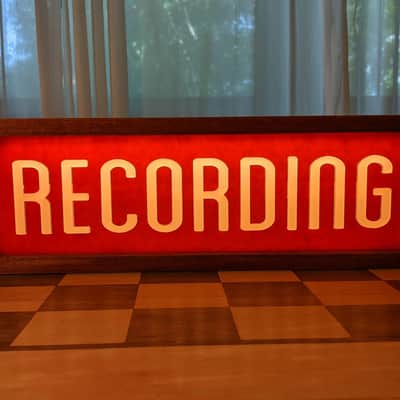 18" Studio Warning Sign - "Recording" image 6
