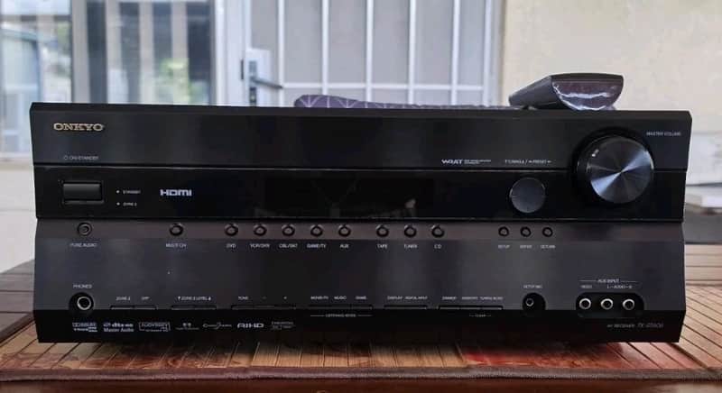 ONKYO RECIEVER/SURROUND/MUSIC 7.1 CHANNELS