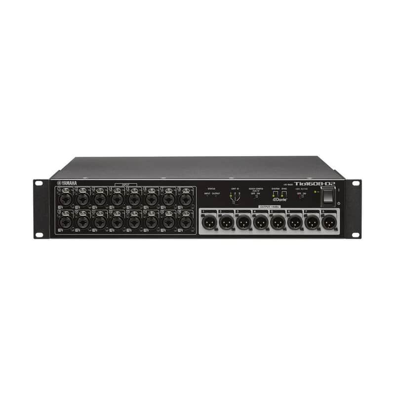 Yamaha Tio1608-D2 16 x 8 Dante-Equipped 96kHz I/O Rack image 1