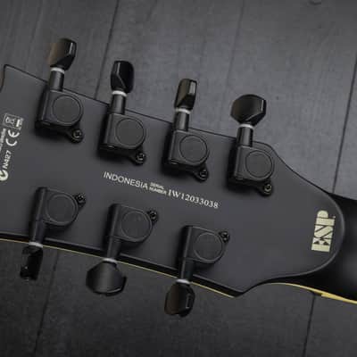 ESP Ltd Eclipse EC-407 BLKS Limited Edition - Black Satin image 11