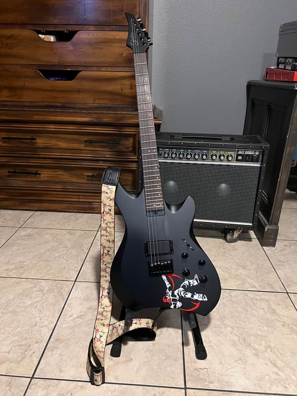 Line 6 SR270 Variax Shuriken Baritone 2017 - Present - Matte Black image 1
