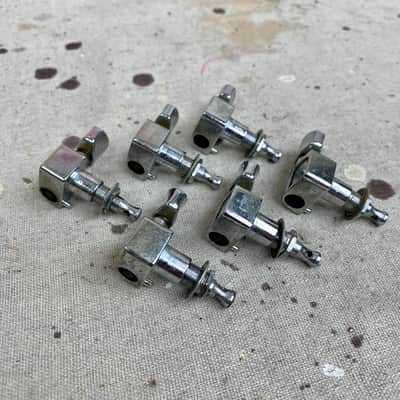 Vintage Fender 6 In-Line Guitar Tuners-Tuning Keys Chrome Circa 1970's 1980's image 13