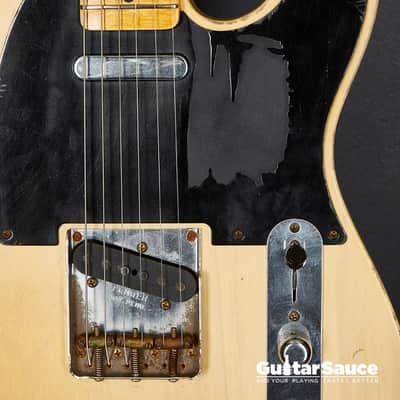 Fender Custom Shop Masterbuilt John Cruz 55 Telecaster Heavy Relic  2015 - White Blonde (COD 1538UG) image 3