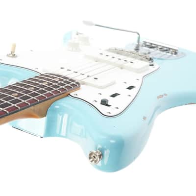 Fender Custom Shop 1962 Jazzmaster Relic Daphne Blue image 10